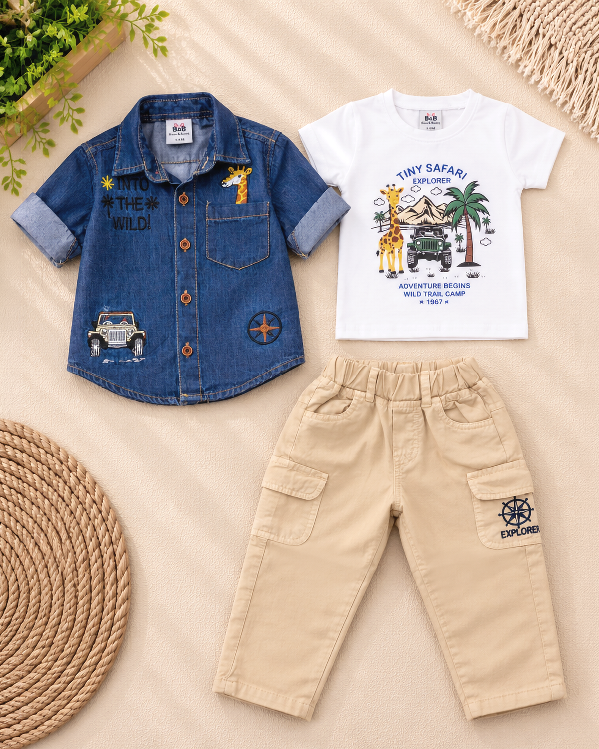 Boys’ Denim Explorer 3-Piece Set