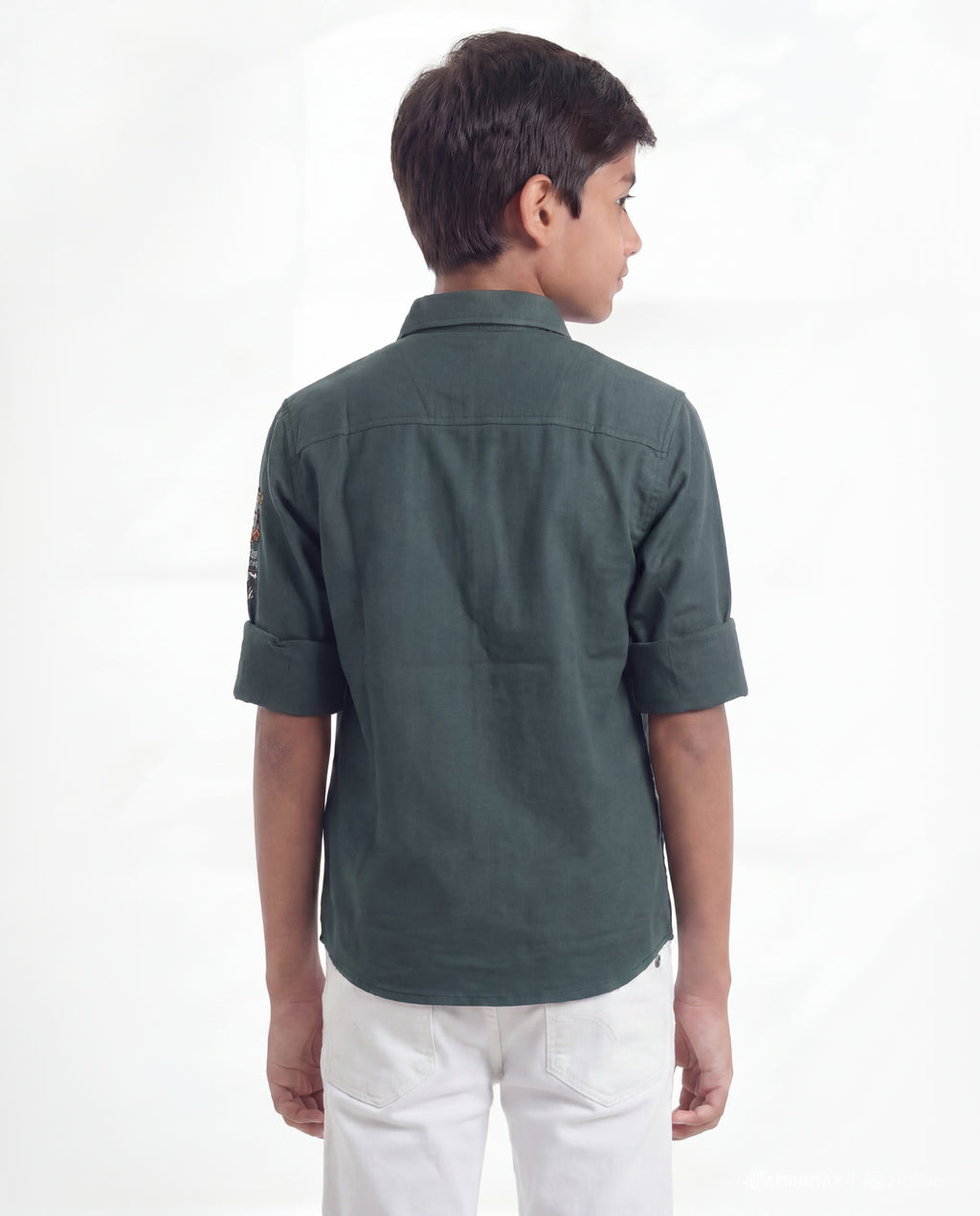 Boys Utility Pocket Casual Shirt