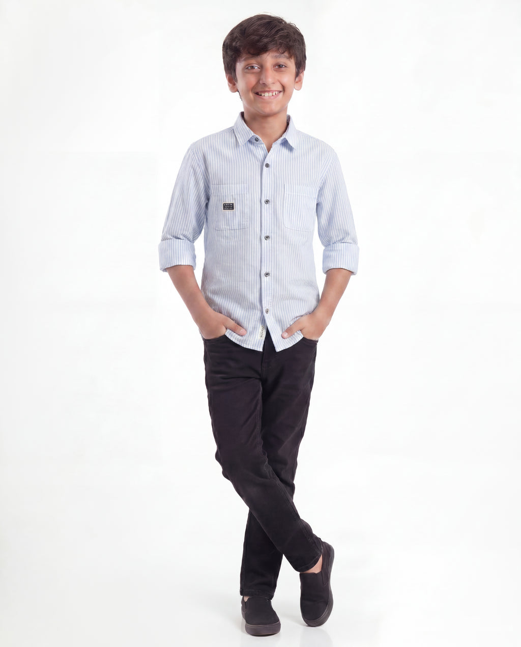 Classic Pinstripe Cotton Shirt