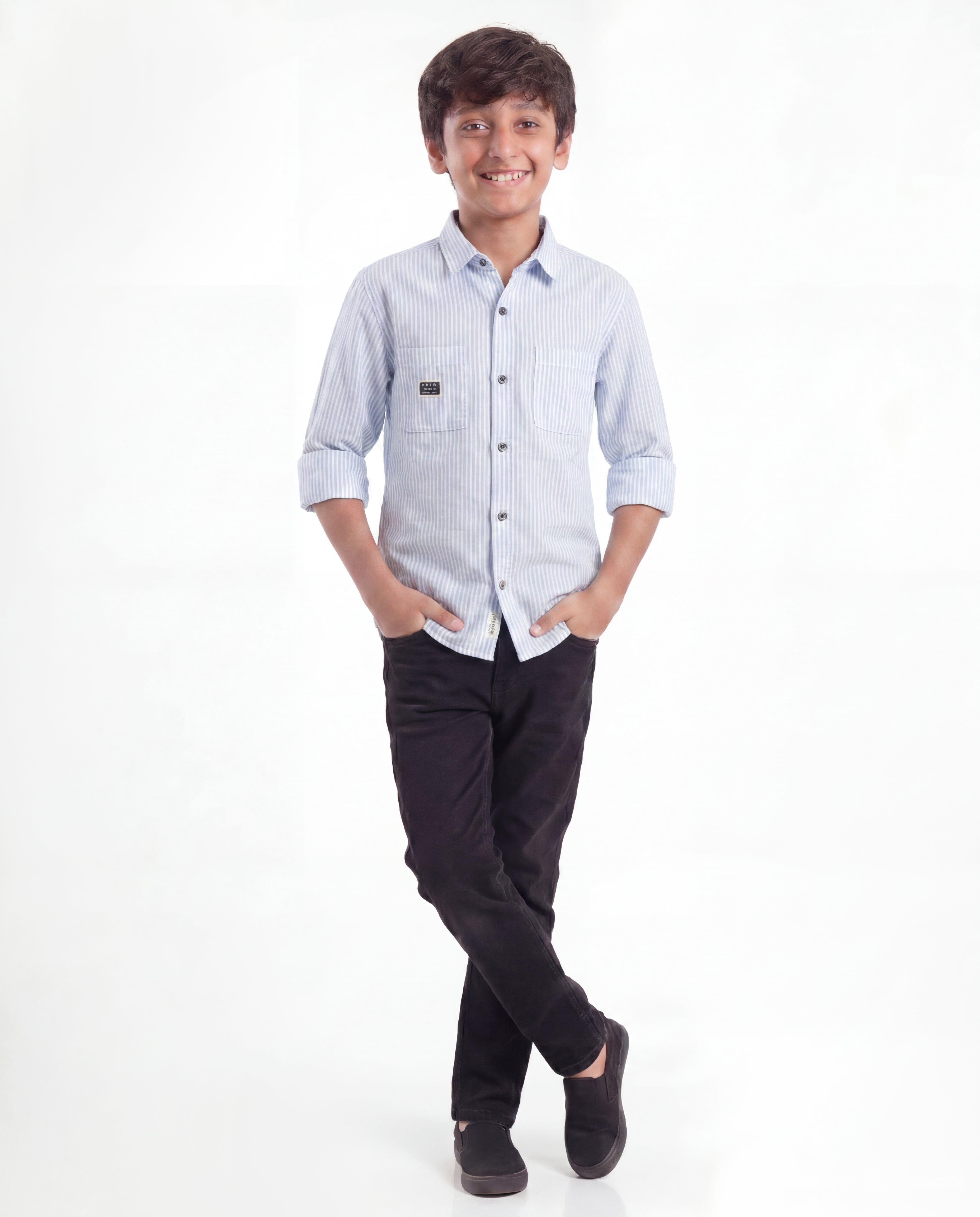Classic Pinstripe Cotton Shirt