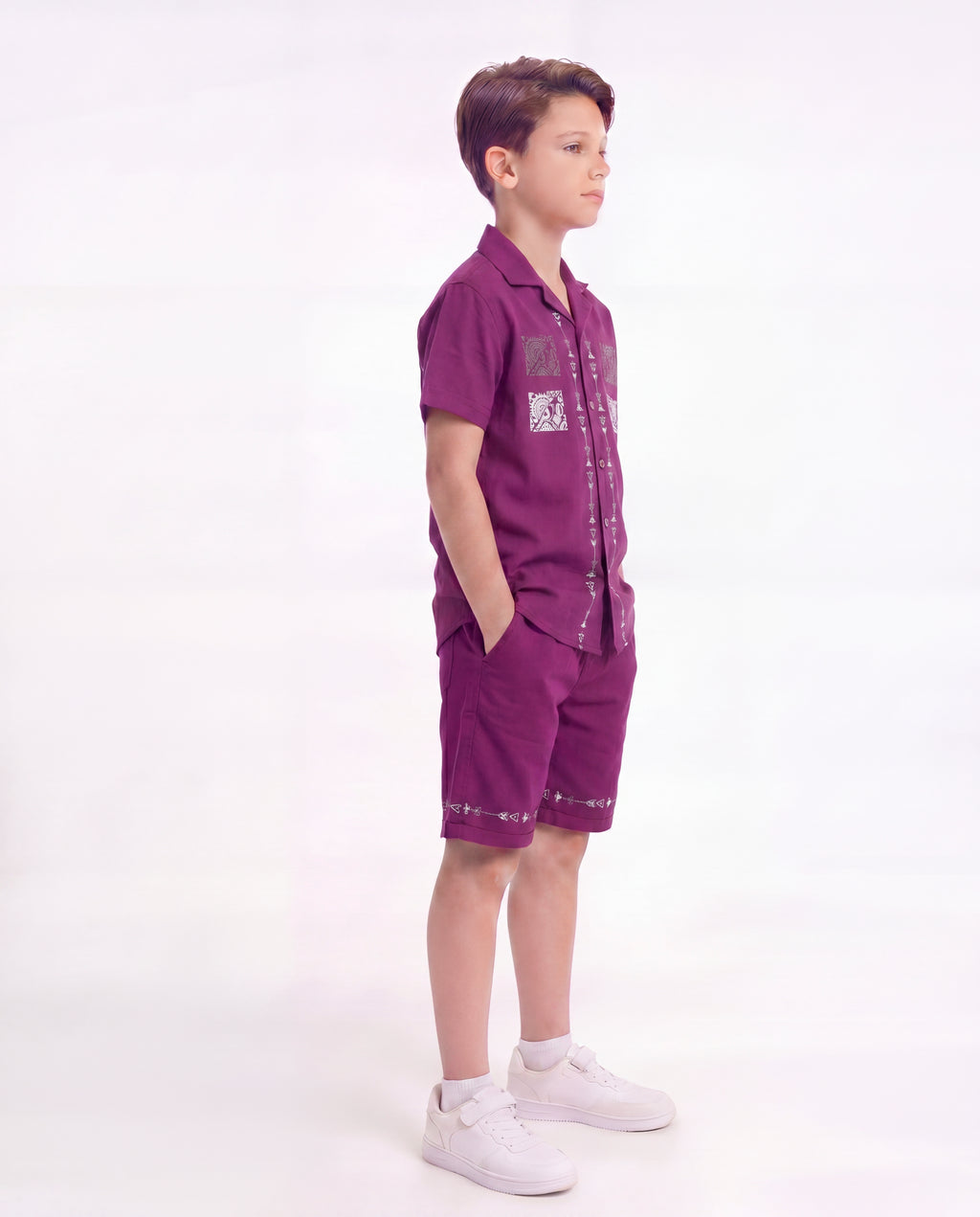 Boys Ethnic Printed Co-Ord Set
