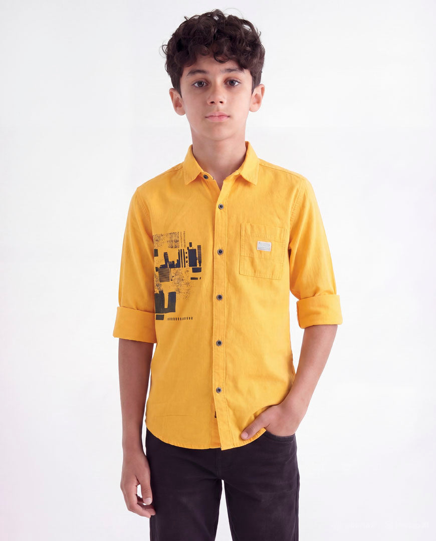 Urban Graphic Casual Shirt