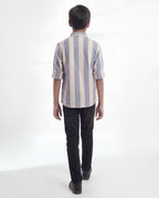 Smart Casual Striped Shirt for Boys