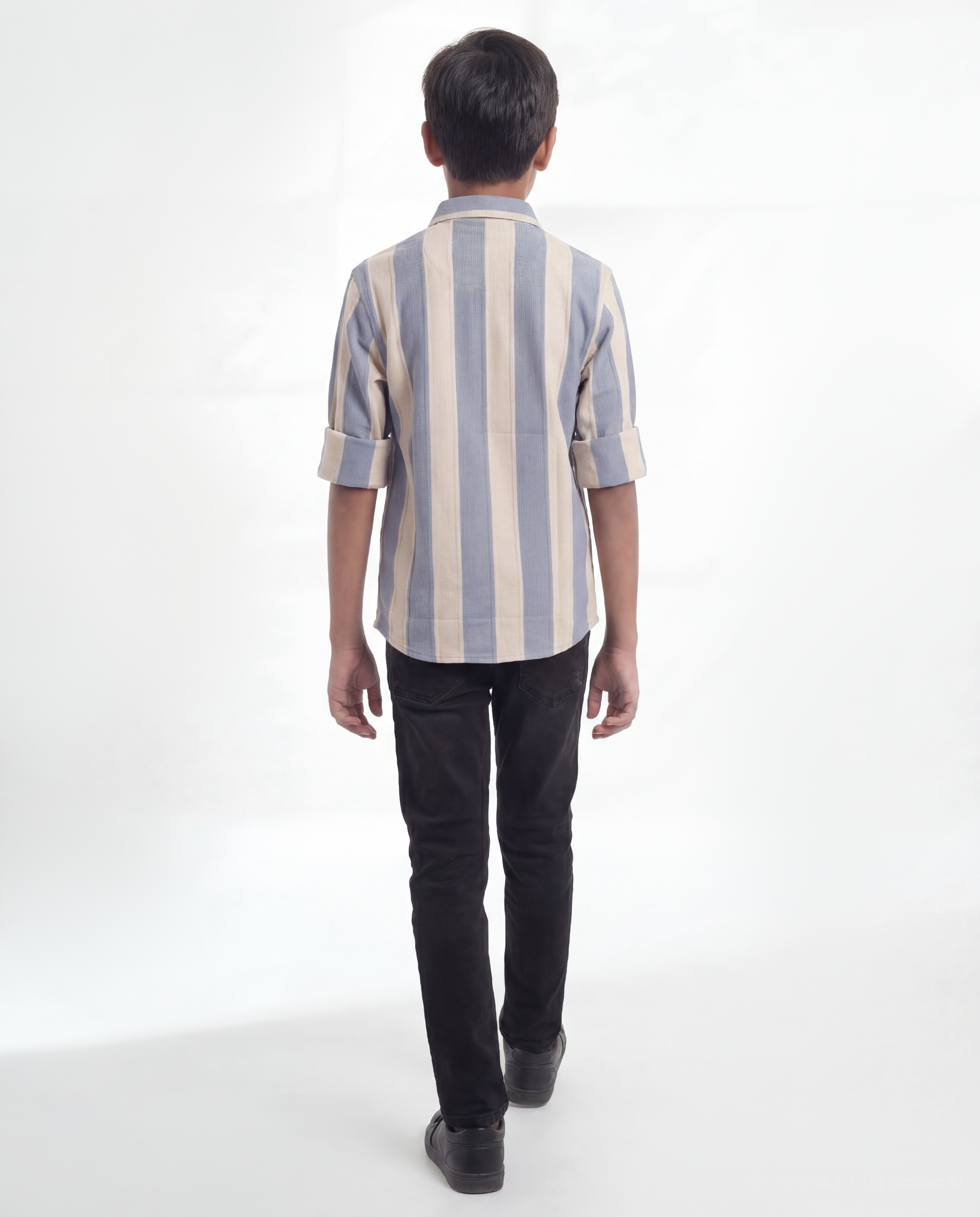 Smart Casual Striped Shirt for Boys