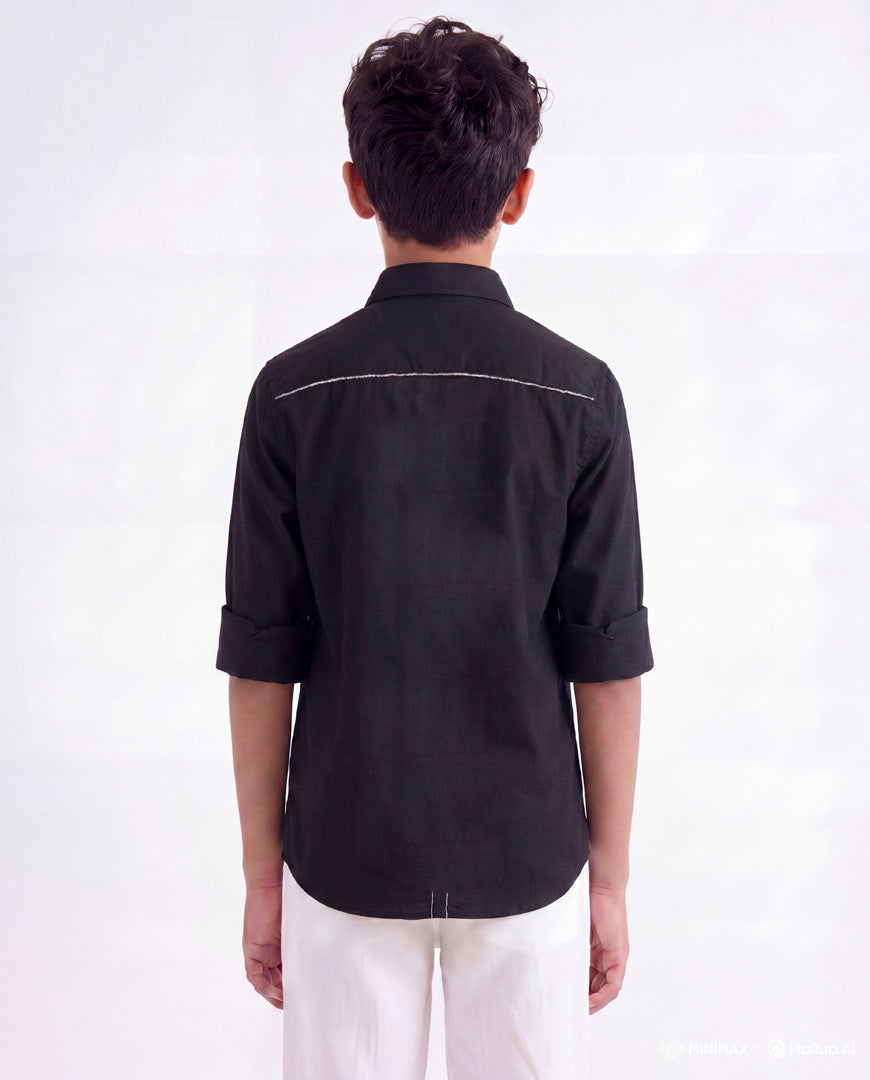 Monochrome Utility Shirt