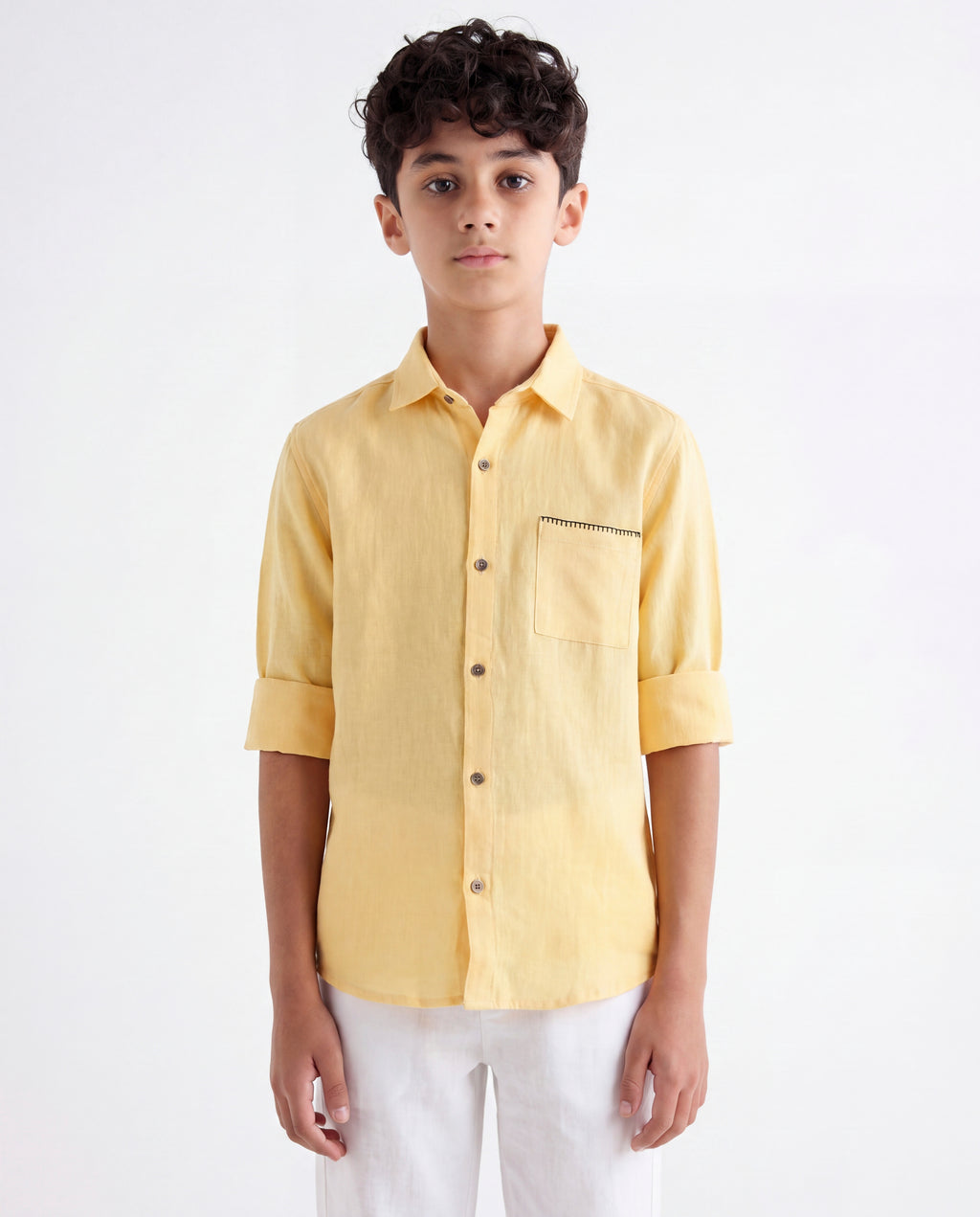 Essential Solid Muslin Shirt