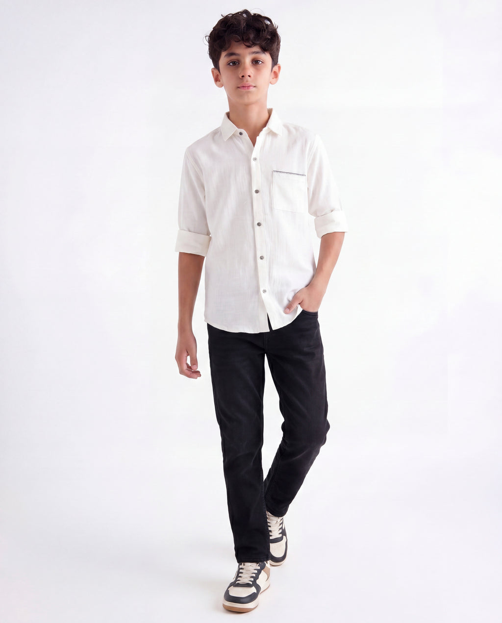 Essential Solid Muslin Shirt