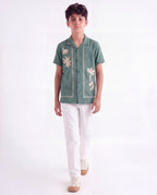 Tropical Resort Print Shirt