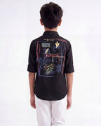 Nature Scribble Printed Shirt
