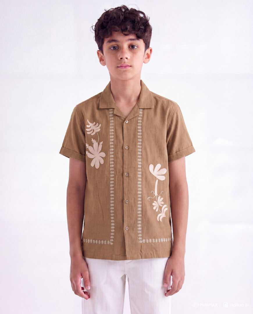 Tropical Resort Print Shirt