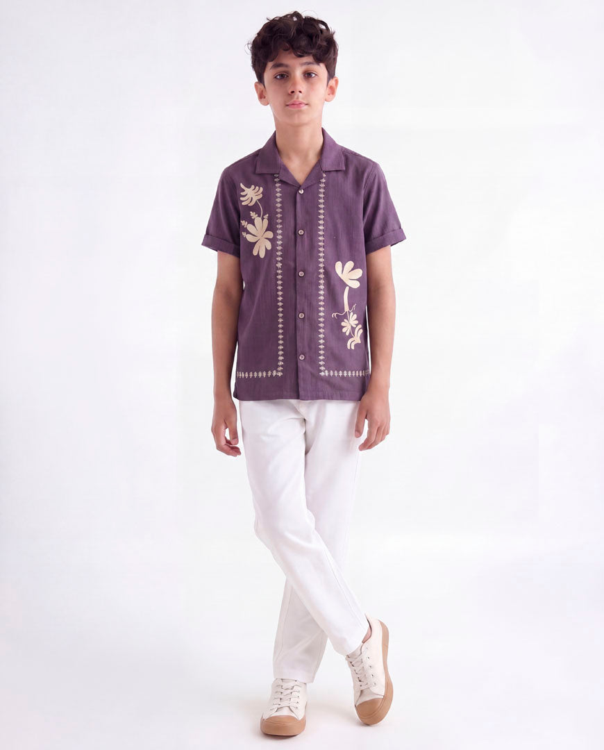 Tropical Resort Print Shirt