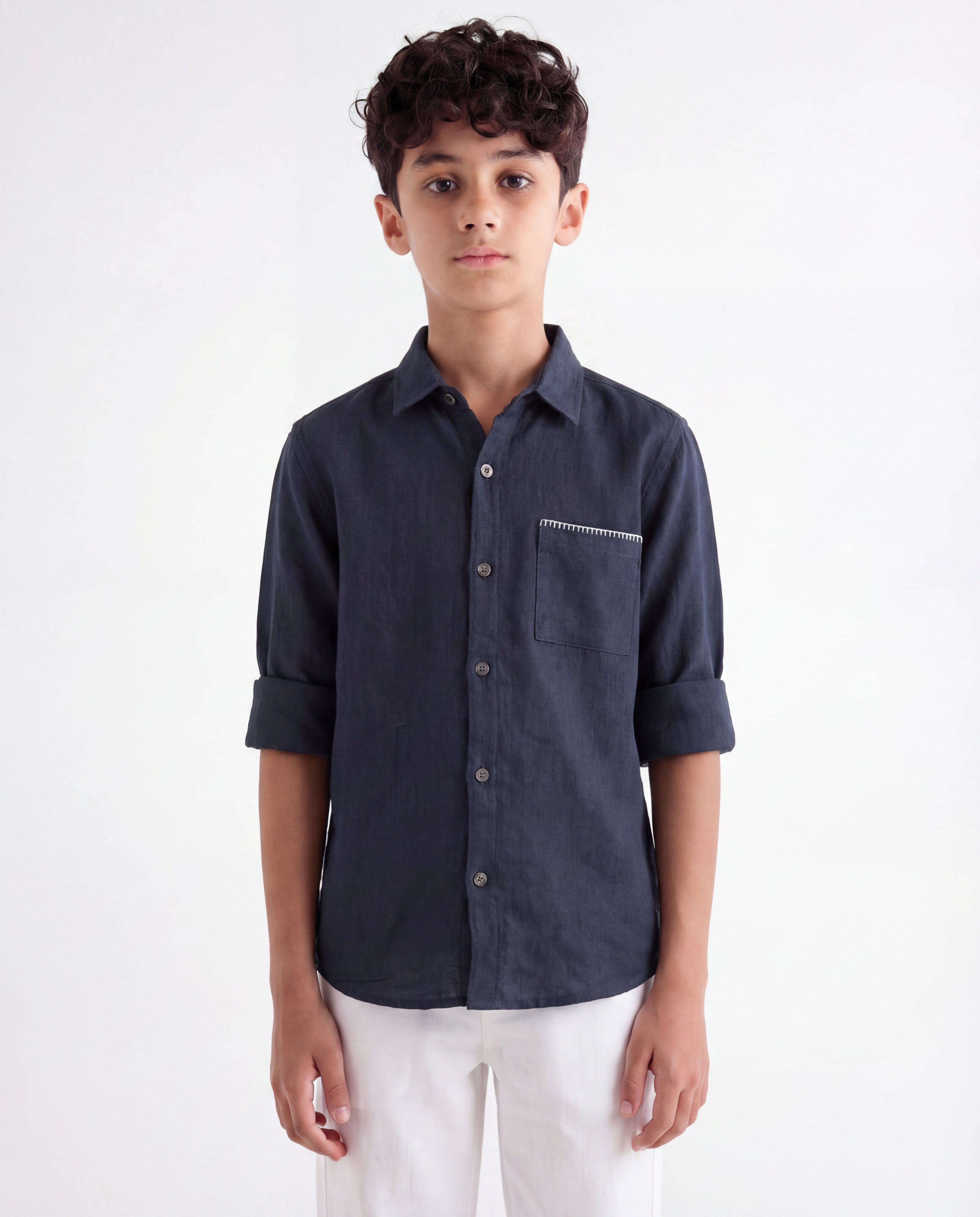 Essential Solid Muslin Shirt