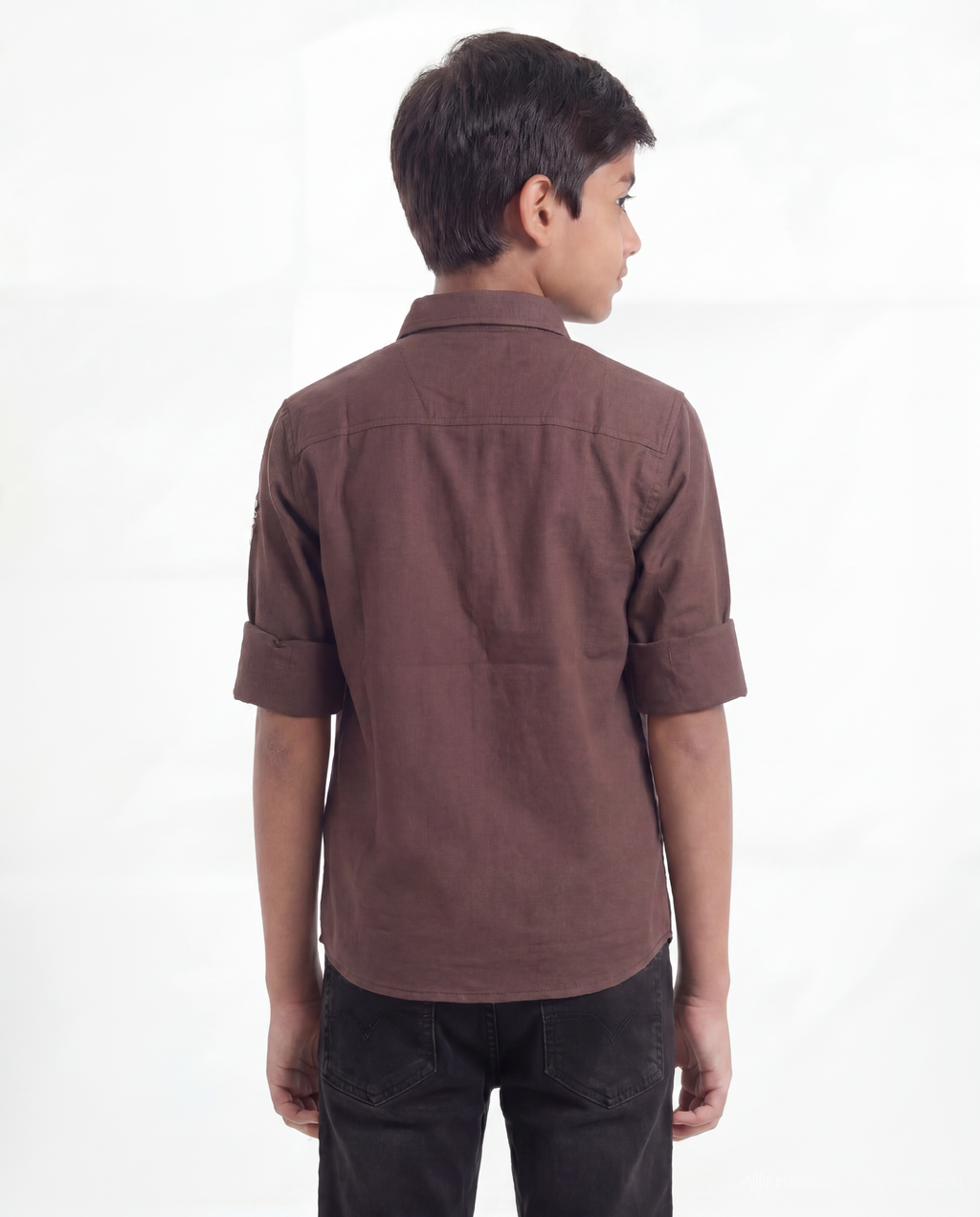 Boys Utility Pocket Casual Shirt