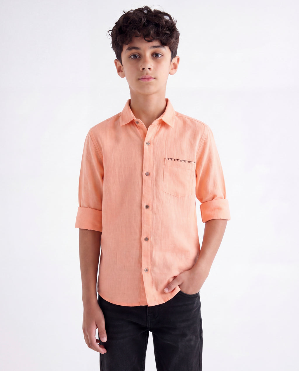 Essential Solid Muslin Shirt