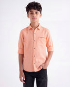 Essential Solid Muslin Shirt