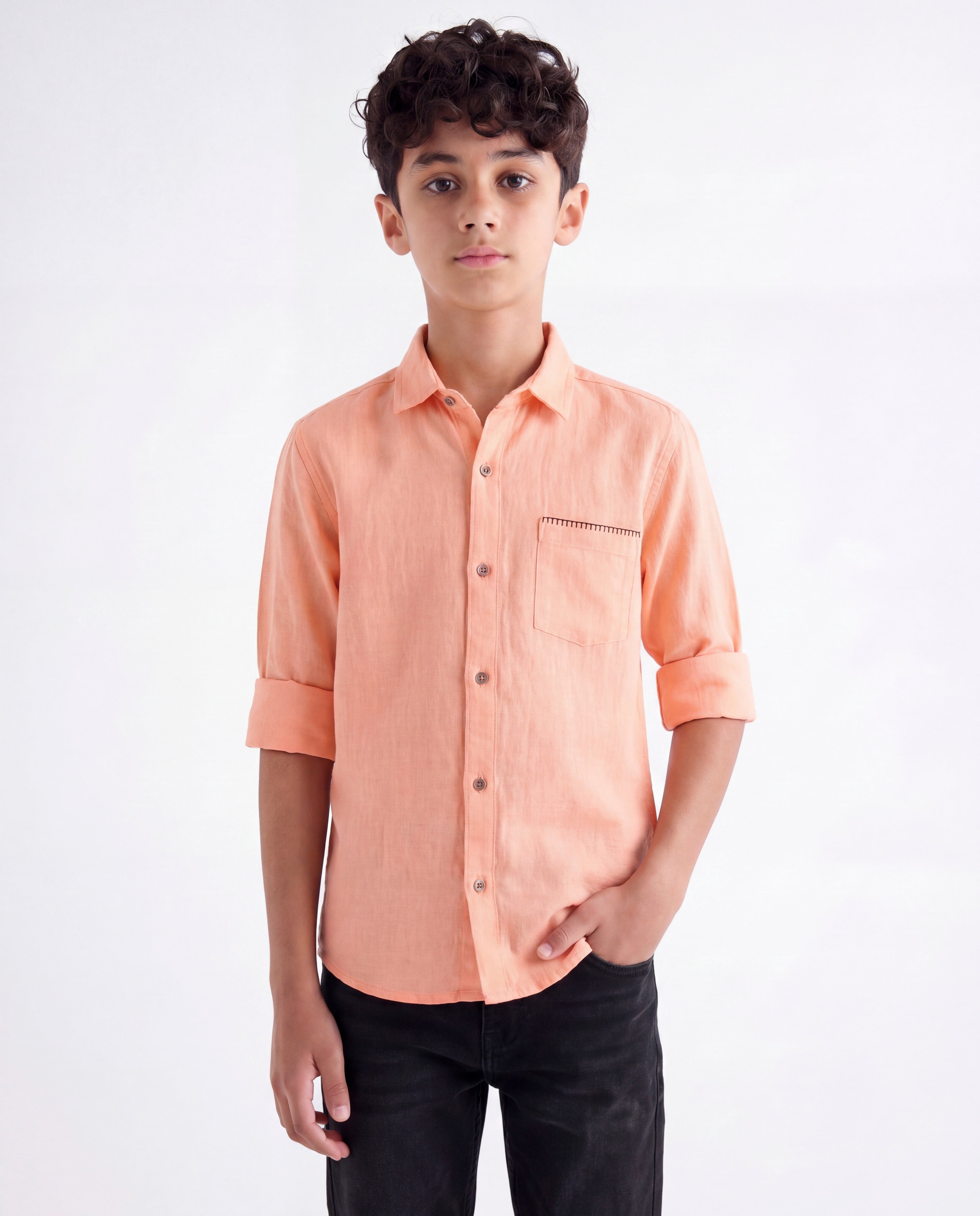 Essential Solid Muslin Shirt