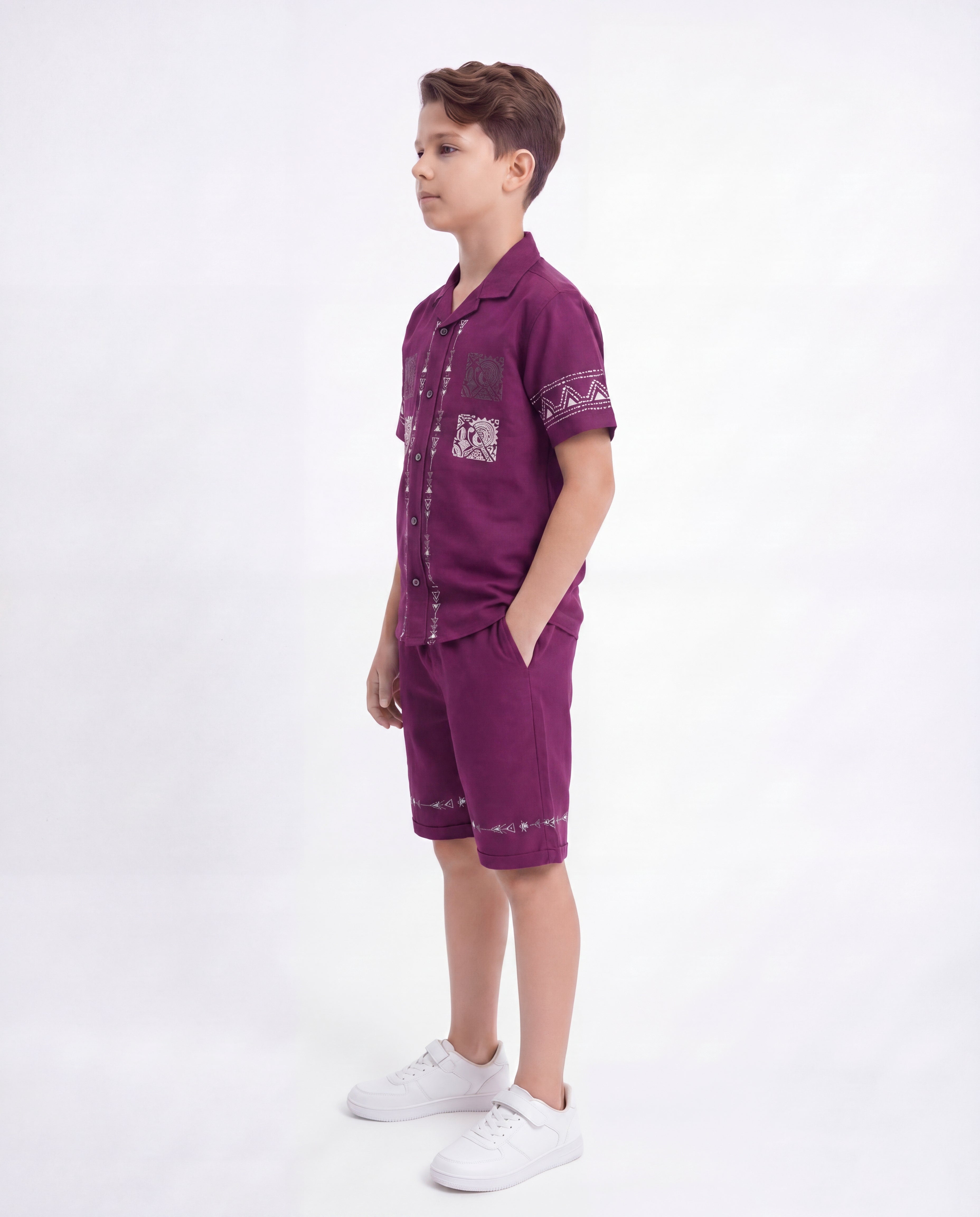 Boys Ethnic Printed Co-Ord Set