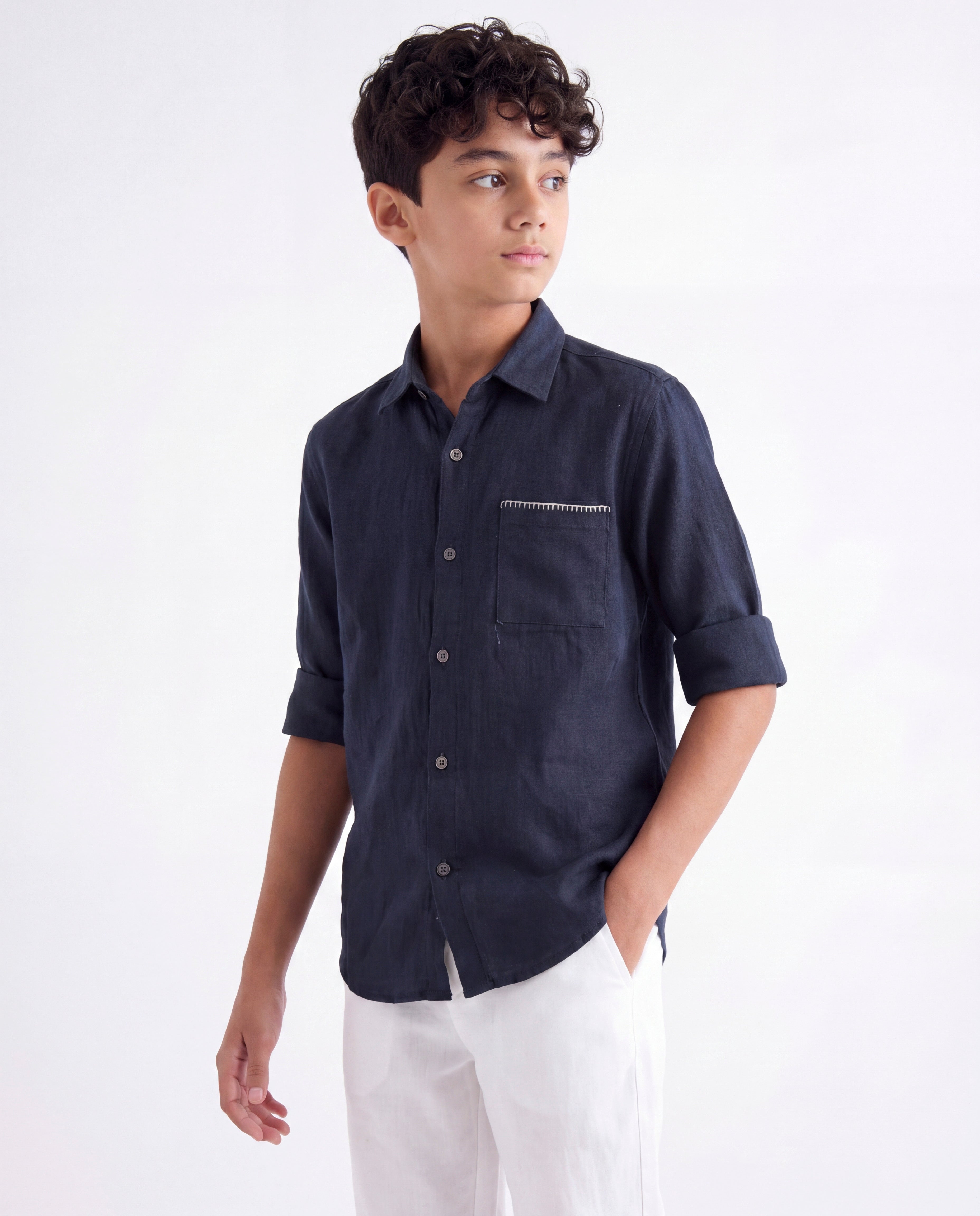 Essential Solid Muslin Shirt