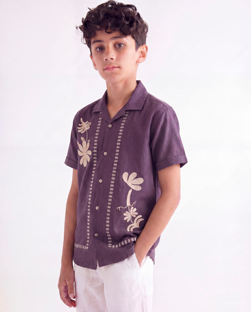 Tropical Resort Print Shirt