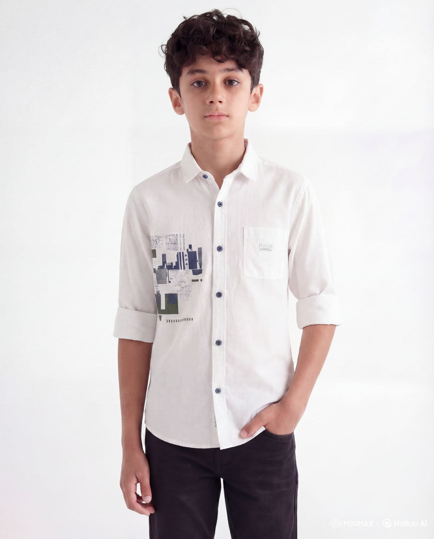 Urban Graphic Casual Shirt