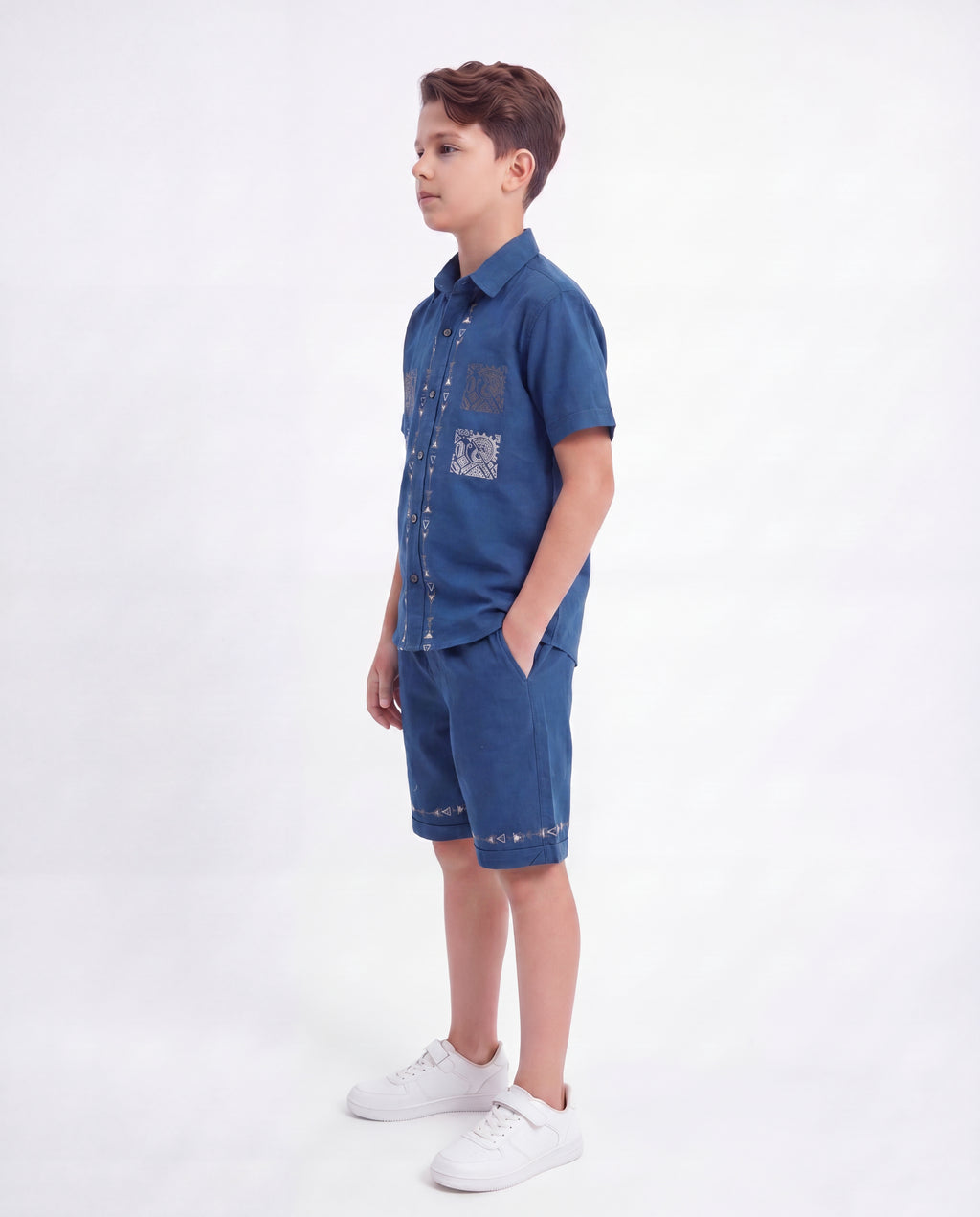 Boys Ethnic Printed Co-Ord Set