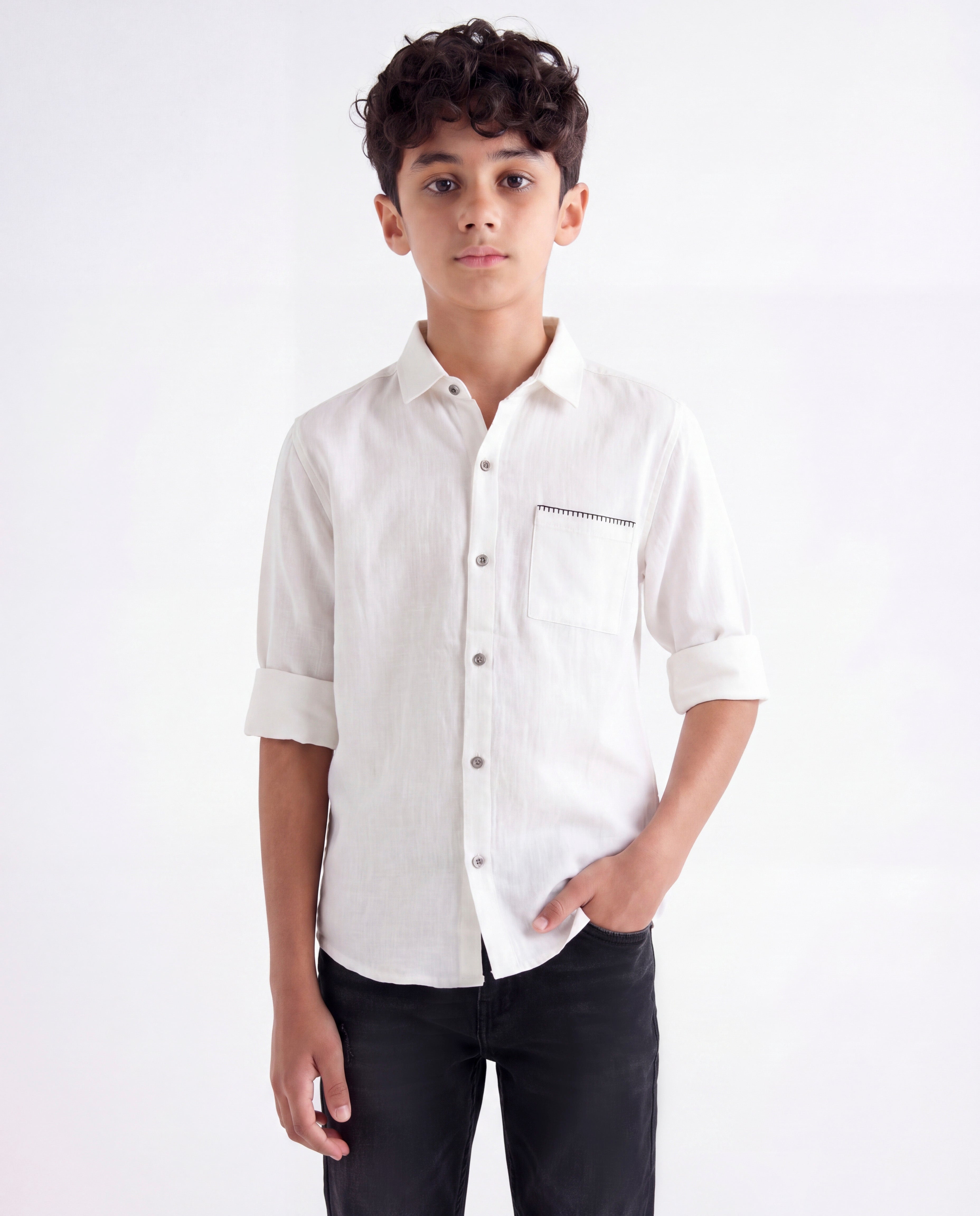 Essential Solid Muslin Shirt
