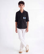 Nature Scribble Printed Shirt