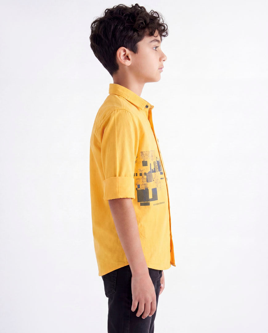 Urban Graphic Casual Shirt