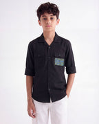 Nature Scribble Printed Shirt