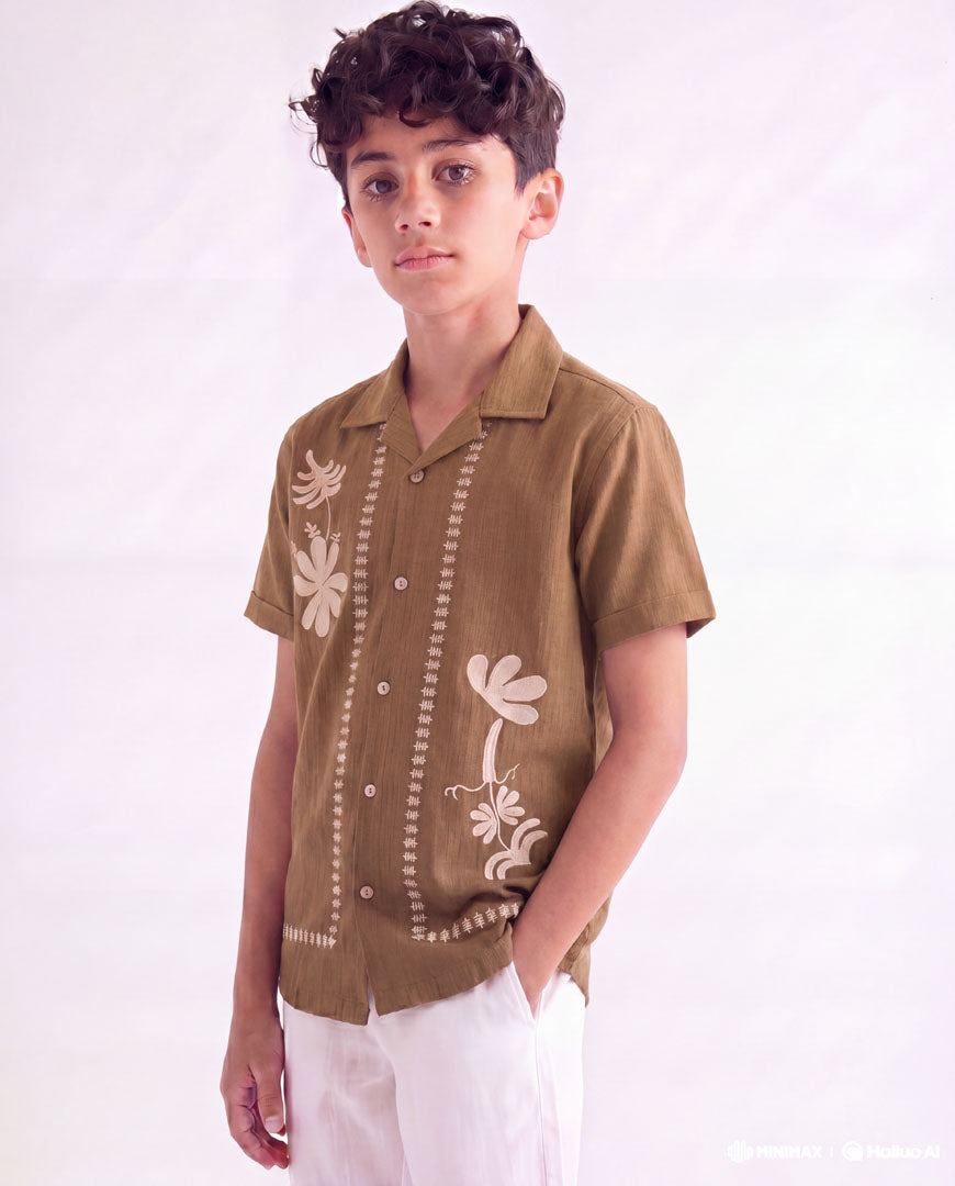 Tropical Resort Print Shirt