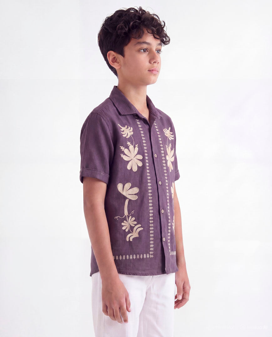 Tropical Resort Print Shirt