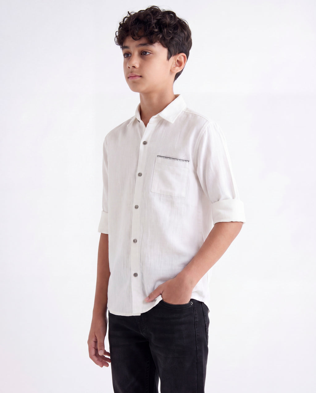 Essential Solid Muslin Shirt