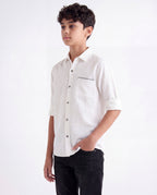 Essential Solid Muslin Shirt