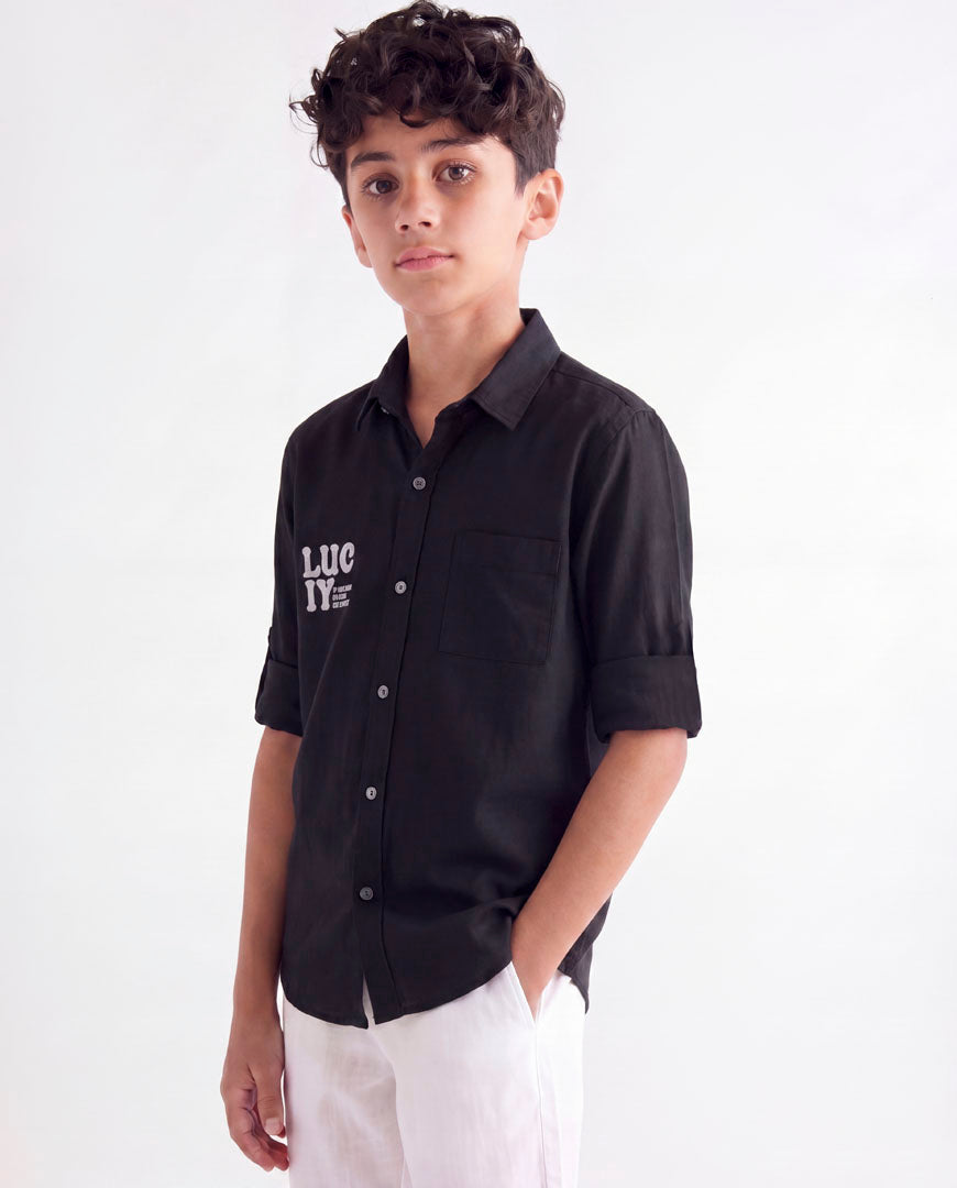 Monochrome Utility Shirt