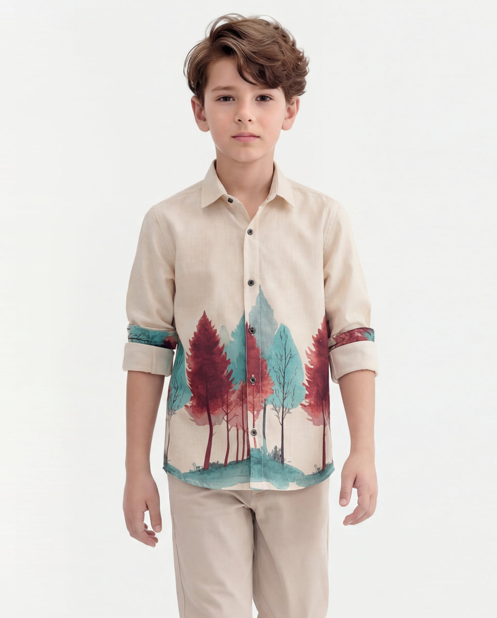 Forest watercolor