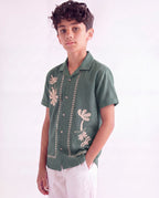 Tropical Resort Print Shirt