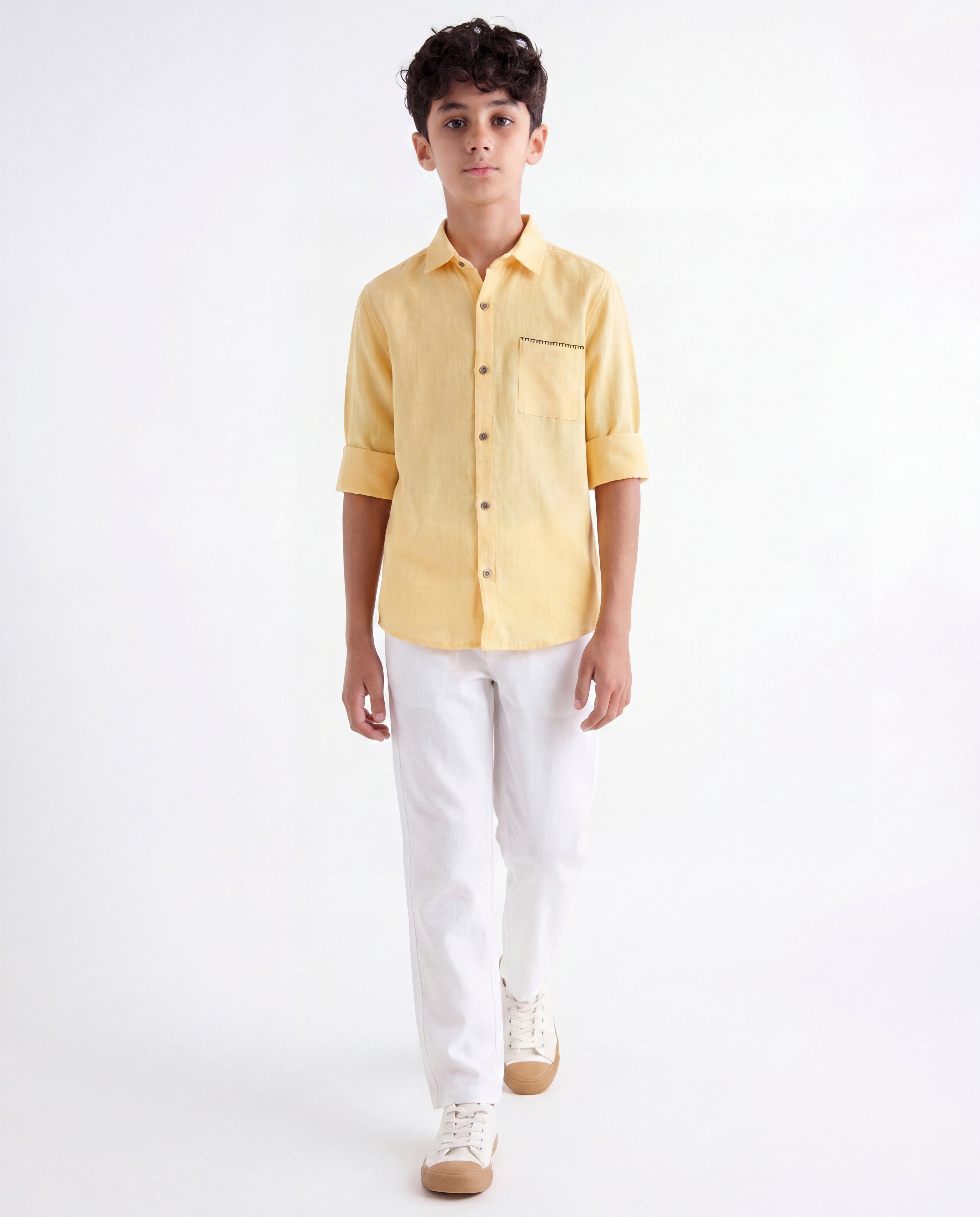 Essential Solid Muslin Shirt