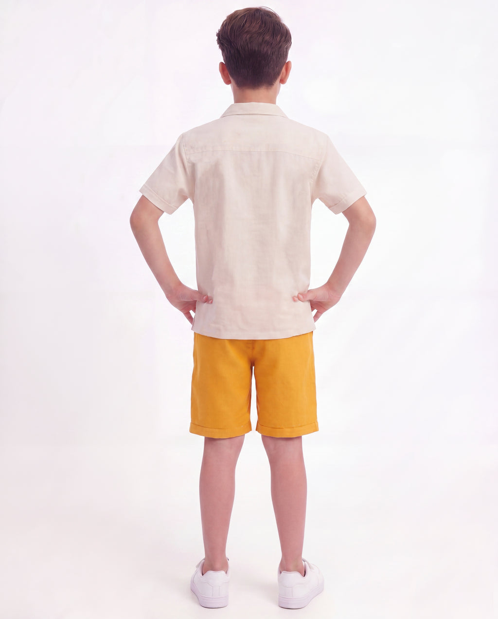 Boys Embroidered Resort Co-Ord Set