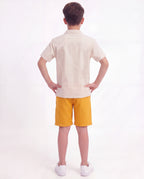 Boys Embroidered Resort Co-Ord Set