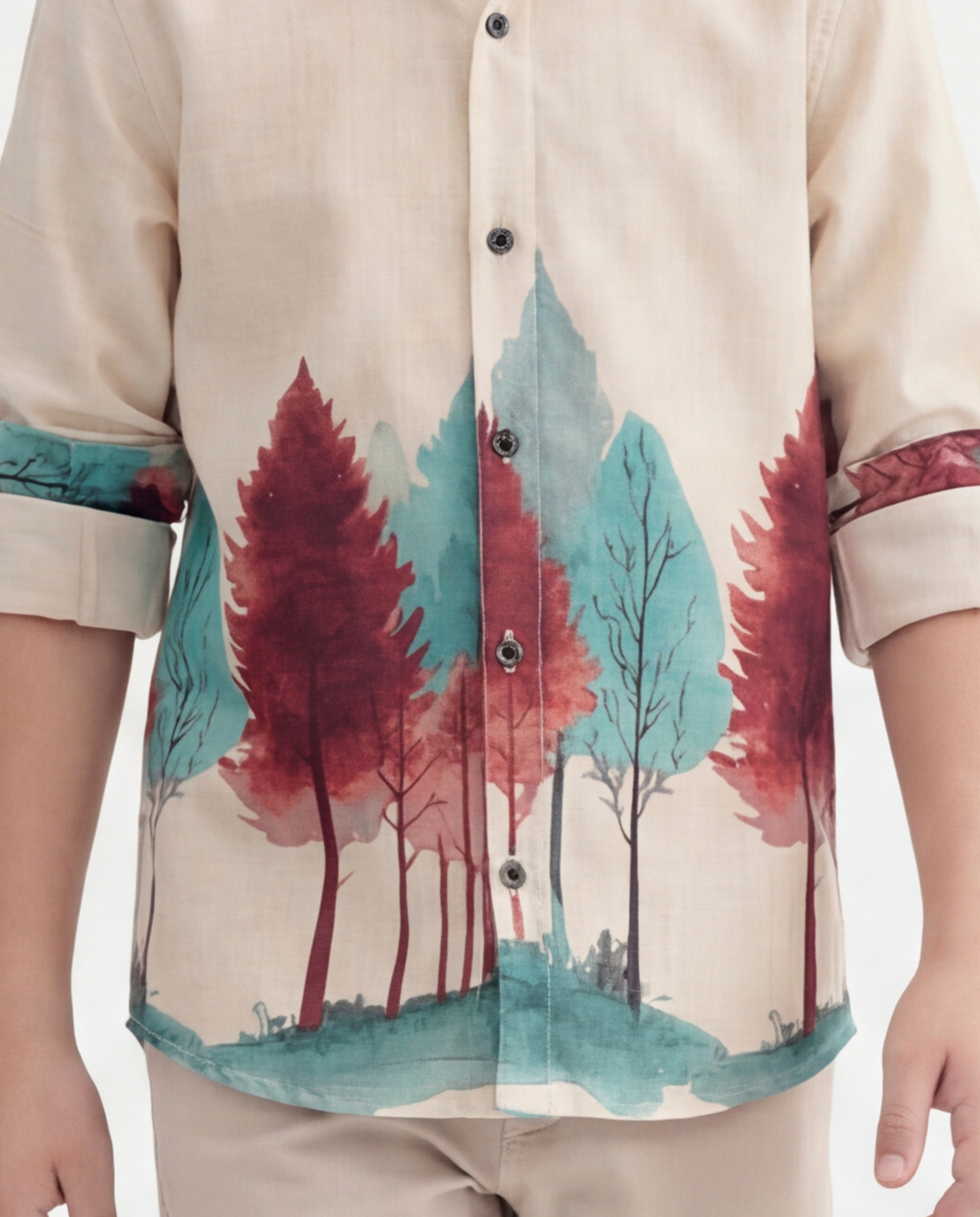 Forest watercolor