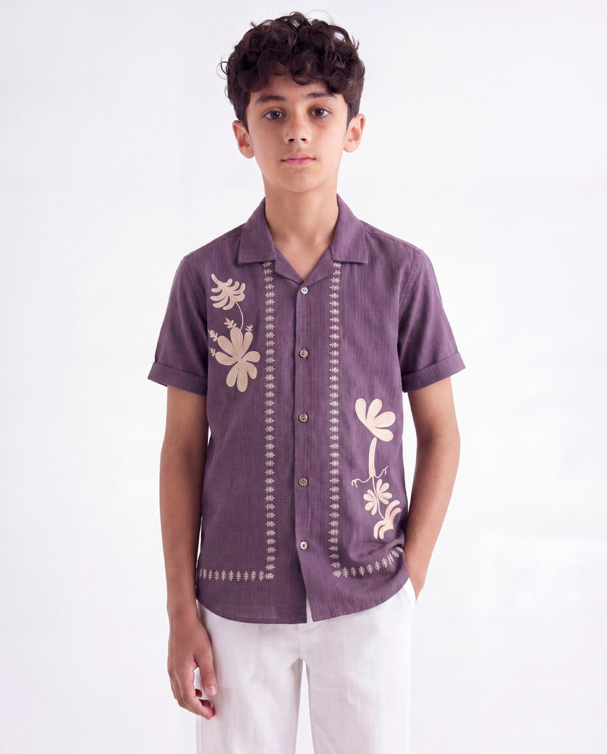 Tropical Resort Print Shirt