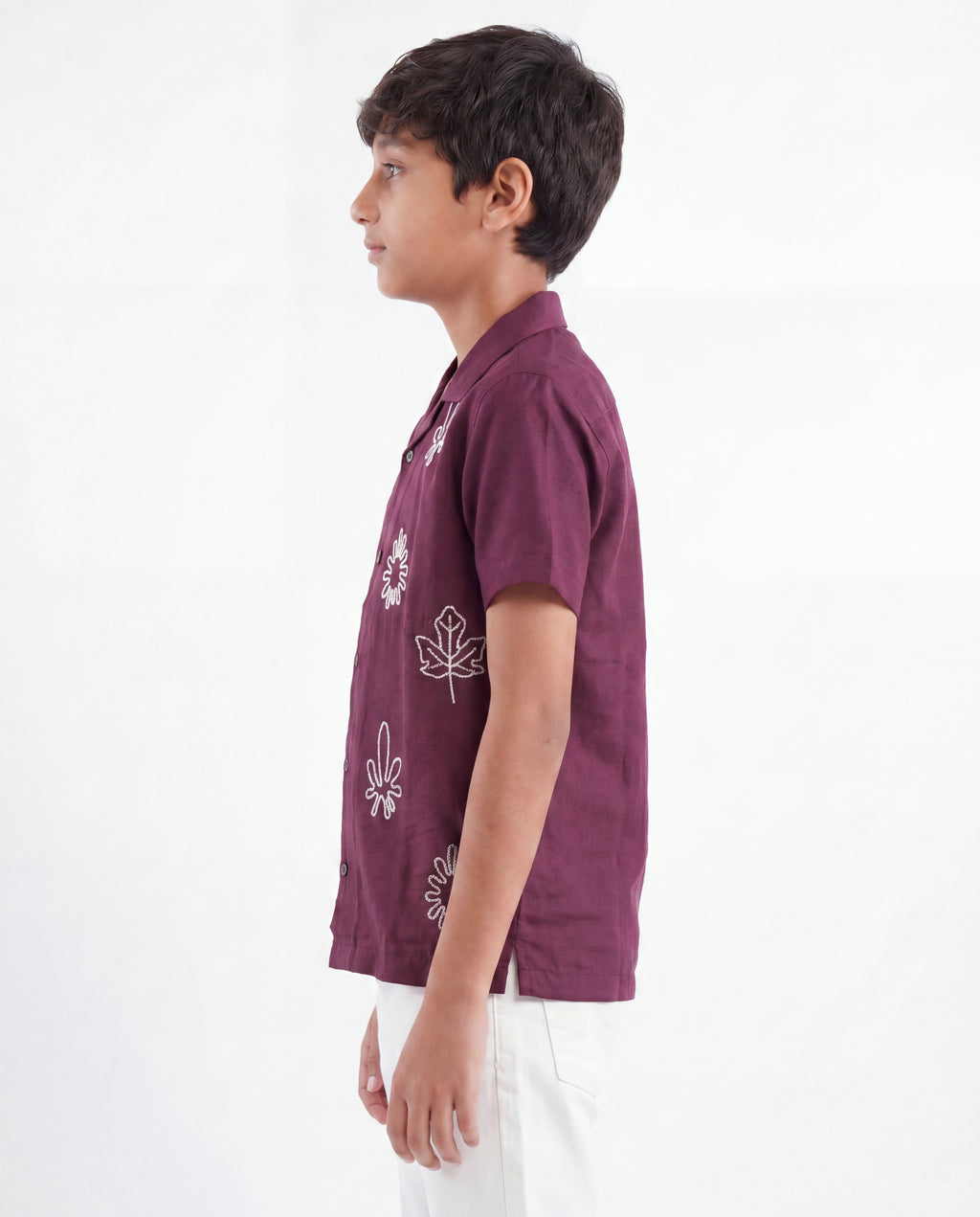 Tropical Embroidered Resort Shirt