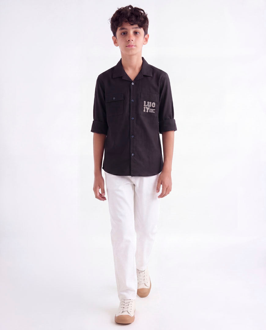Monochrome Utility Shirt