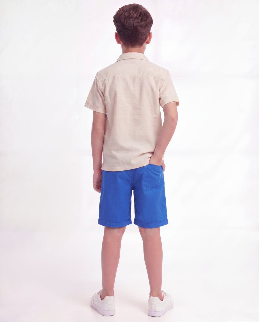 Boys Embroidered Resort Co-Ord Set