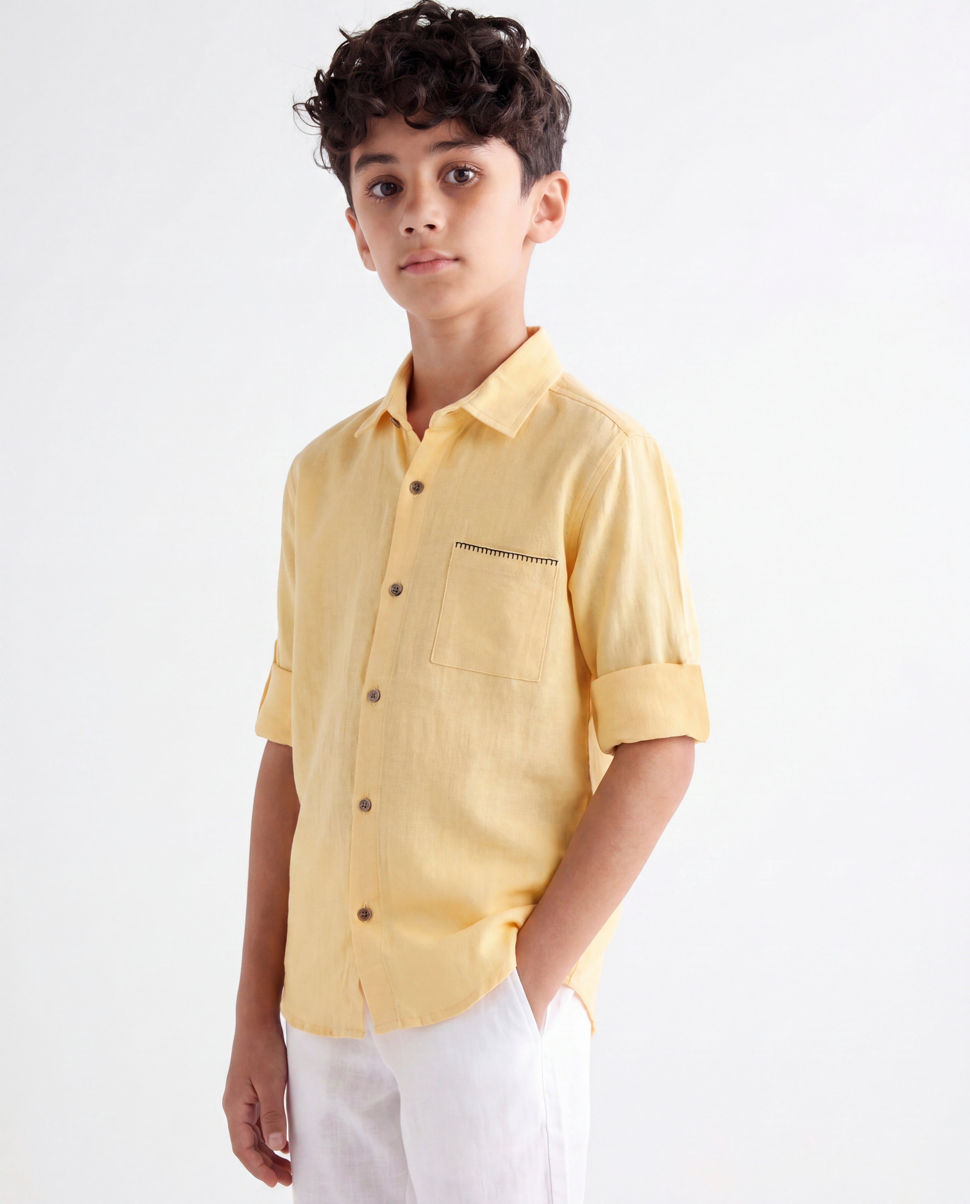 Essential Solid Muslin Shirt
