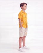 Boys Tropical Embroidered Co-Ord Set