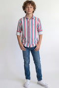 Vibrant striped shirt