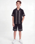 Boys Tribal Print Resort Co-Ord Set
