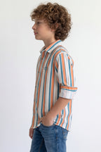 Vibrant striped shirt