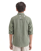 Geometric pattern Embroidered Shirt